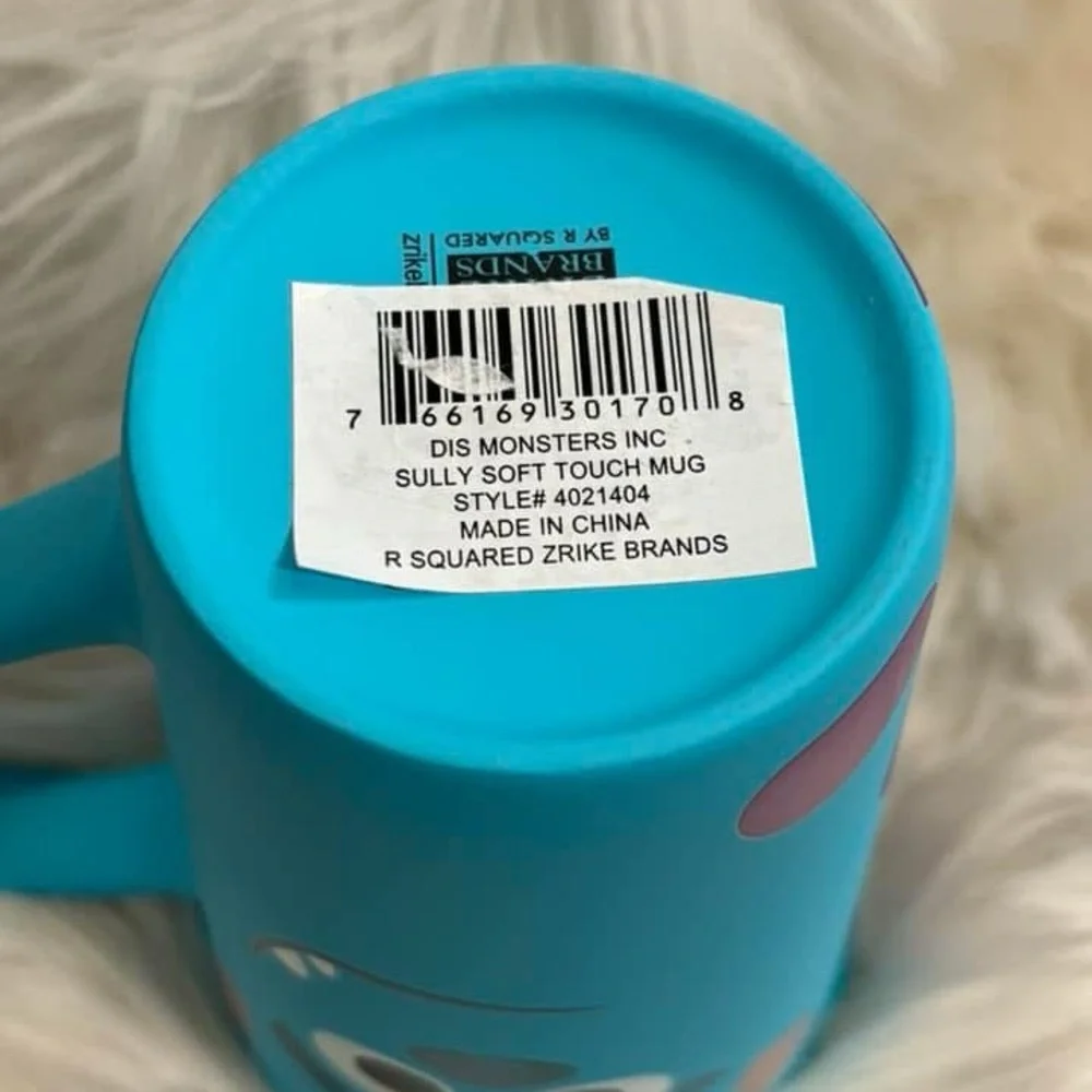 NEW Disney Pixar Monsters Inc Sulley Soft Touch Large Latte Mug Matte Cup